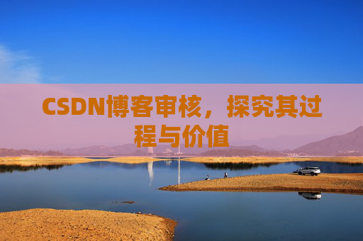 CSDN博客审核,探究其过程与价值